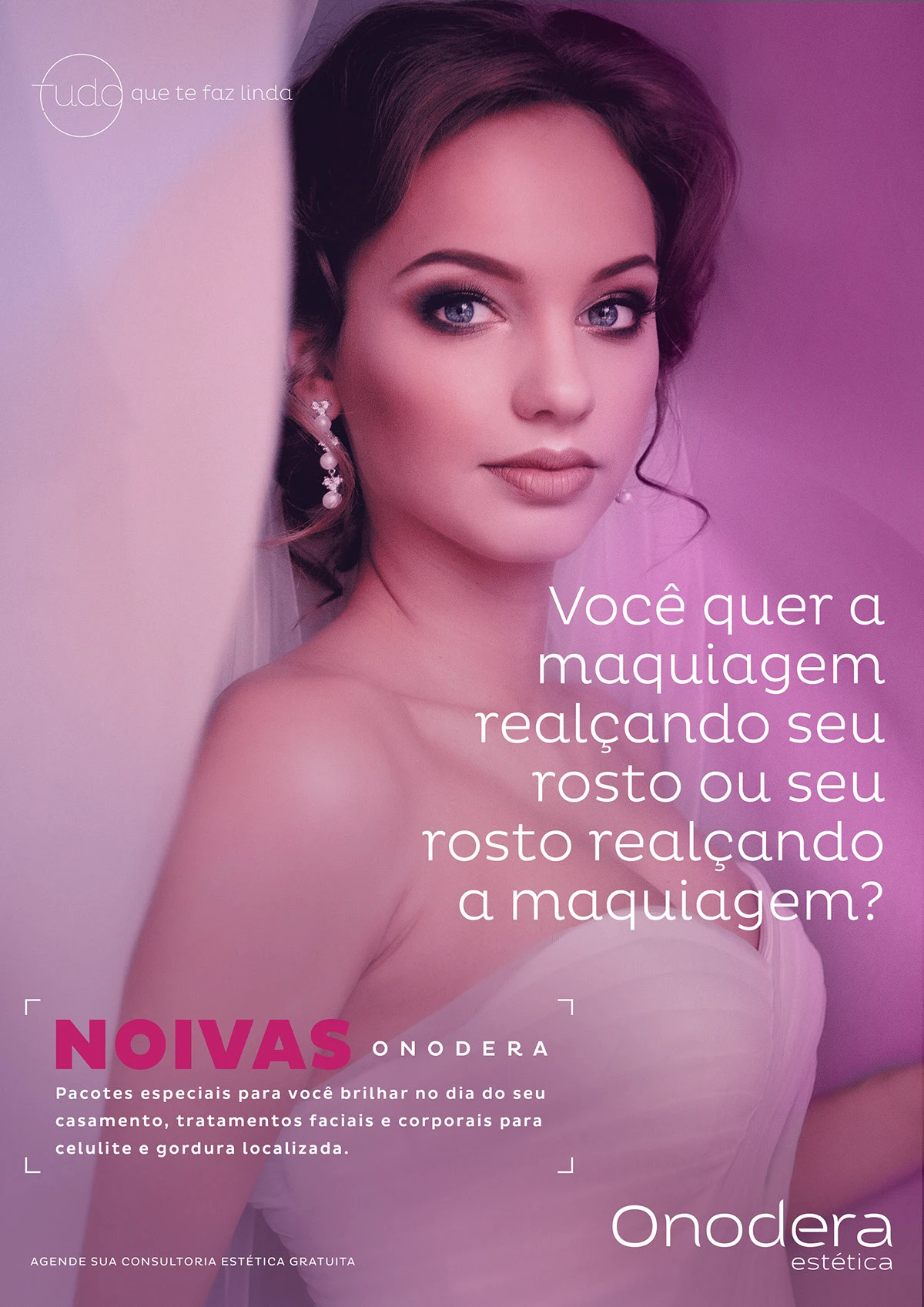 Onodera Noivas — Você quer a maquiagem realçando seu rosto ou seu rosto realçando a maquiagem?
